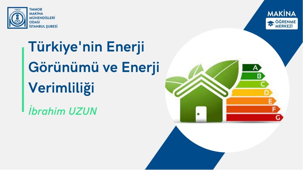 Türkiye'nin Enerji Görünümü ve Enerji Verimliliği