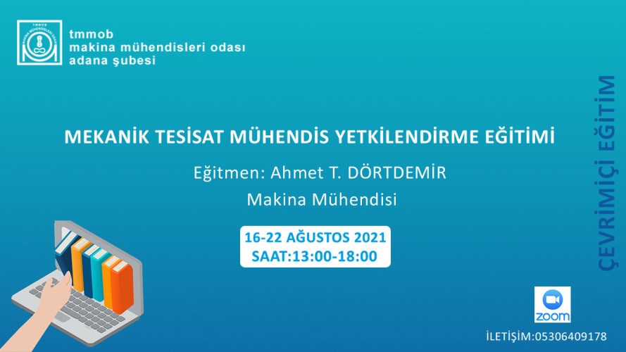 MEKANİK TESİSAT MÜHENDİS YETKİ,LENDİRME EĞİTİMİ (ÇEVİRİMİÇİ)