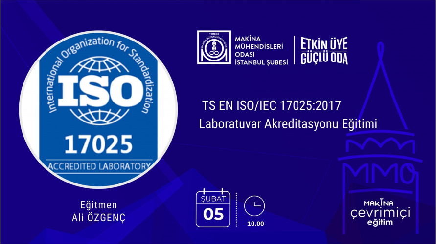 TS EN ISO/IEC 17025:2017 Laboratuvar Akreditasyonu Eğitimi