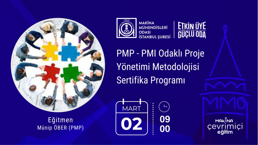 PMP - PMI Odaklı Proje Yönetimi Metodolojisi Sertifika Programı
