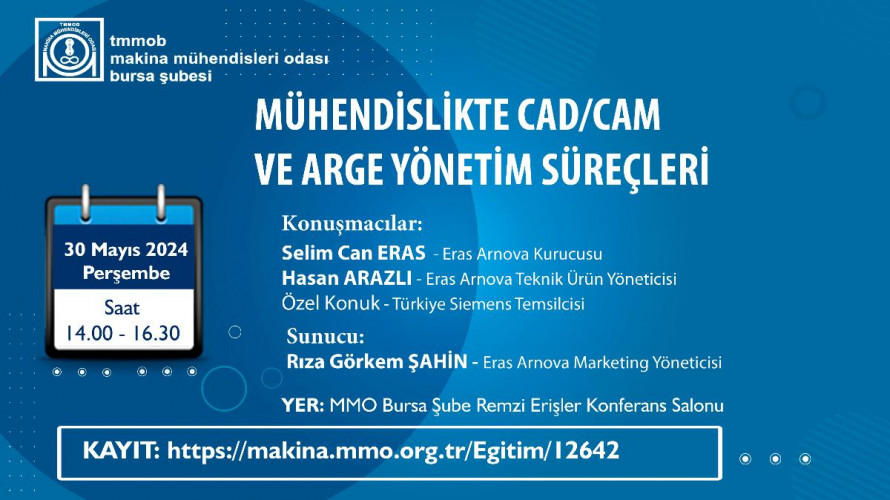 Mühendislikte CAD/CAM ve ARGE Yönetim Süreçleri