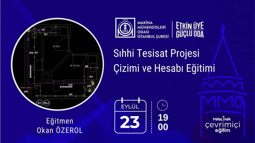 Sıhhi Tesisat Projesi Çizimi ve Hesabı Eğitimi