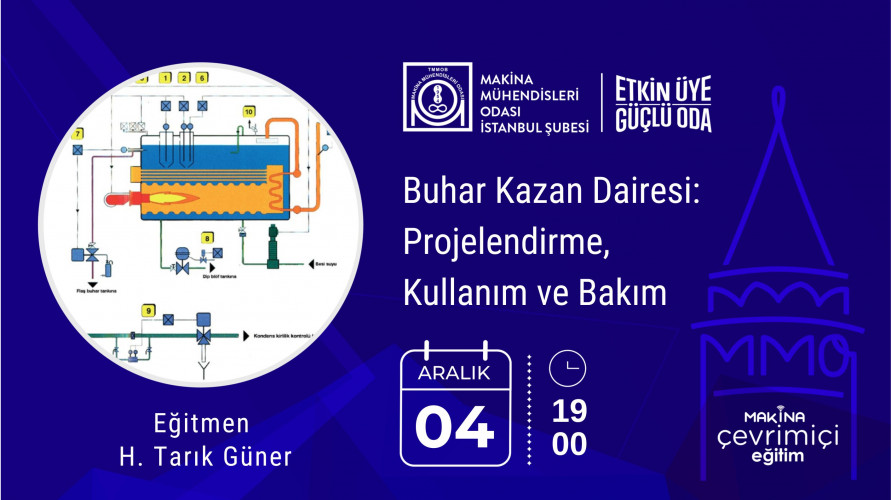 Buhar Kazan Dairesi: Projelendirme, Kullanım ve Bakım