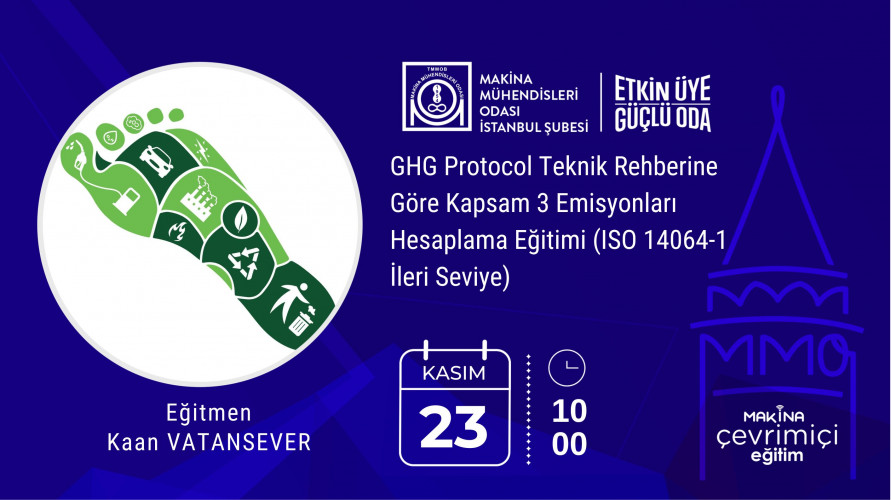 GHG Protocol Teknik Rehberine Göre Kapsam 3 Emisyonları Hesaplama Eğitimi (ISO 14064-1 Karbonayakizi Eğitimi İleri Seviye)