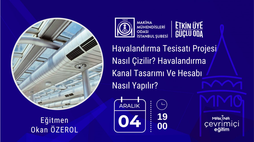 Havalandırma Tesisatı Projesi Nasıl Çizilir? Havalandırma Kanal Tasarımı Ve Hesabı Nasıl Yapılır?