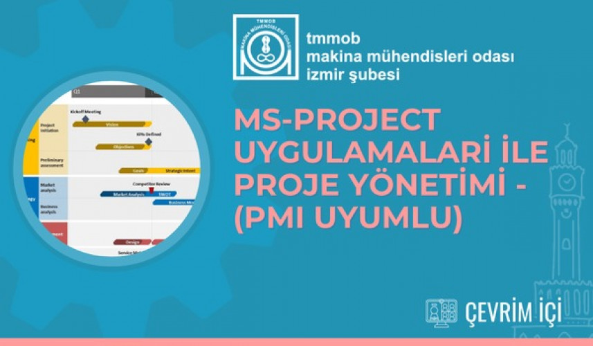 Ms-Project Uygulamaları İle Proje Yönetimi -(PMI Uyumlu)-- Çevrimiçi Eğitim