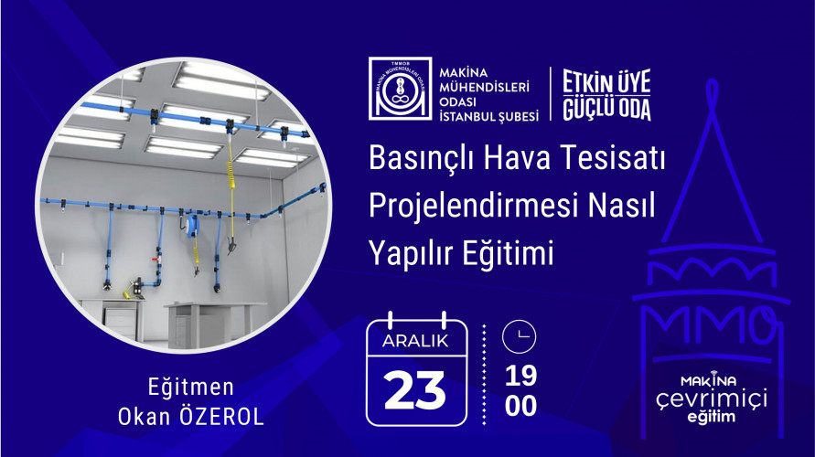 Basınçlı Hava Tesisatı Projelendirmesi Nasıl Yapılır Eğitimi