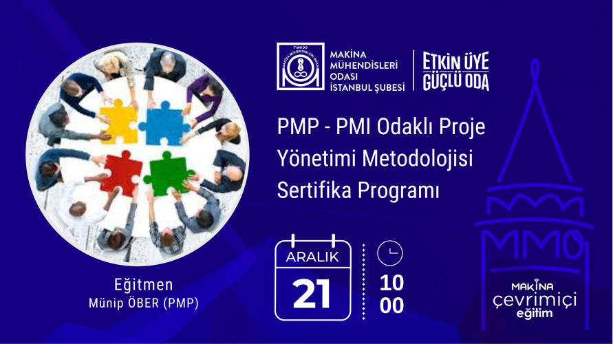 PMP - PMI Odaklı Proje Yönetimi Metodolojisi Sertifika Programı