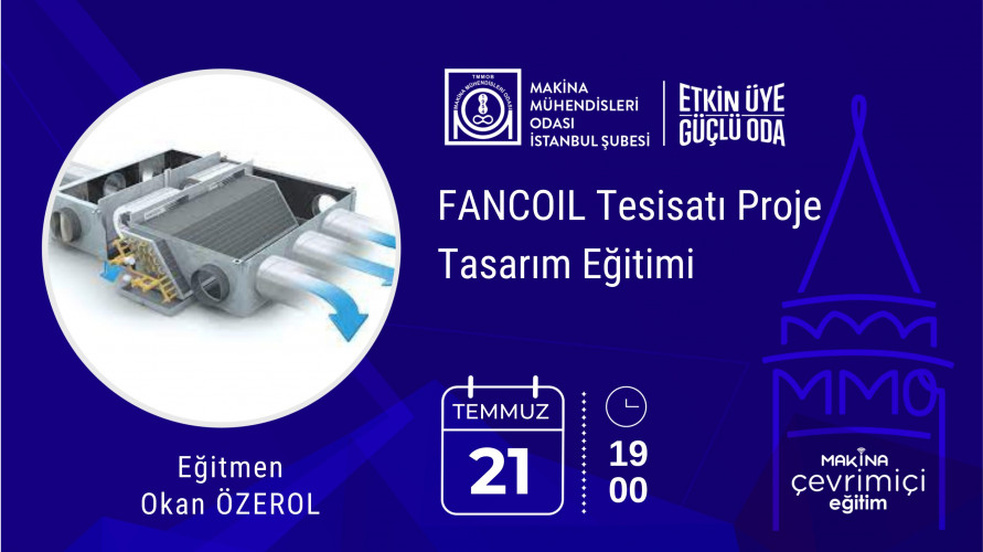 FANCOIL Tesisatı Proje Tasarım Eğitimi