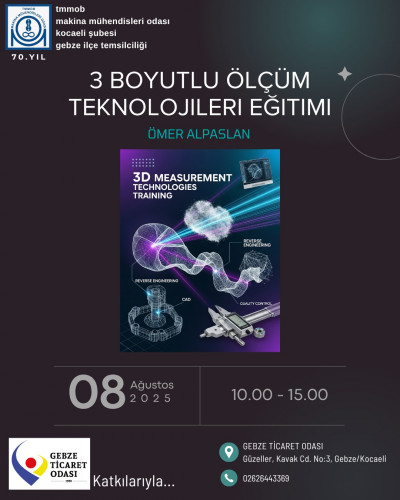 3 Boyutlu Ölçüm Teknolojileri Eğitimi