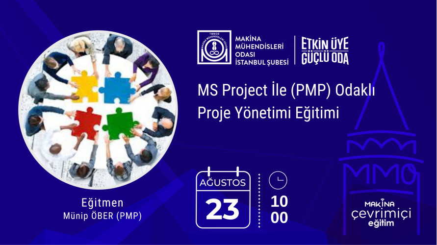 MS Project İle (PMP) Odaklı Proje Yönetimi Eğitimi