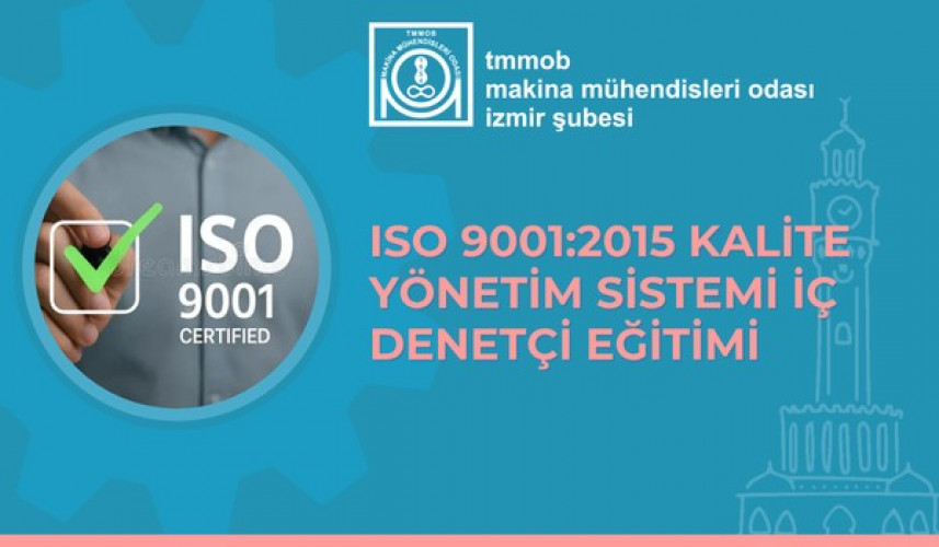 ISO 9001:2015 Kalite Yönetim Sistemi  İç Denetçi Eğitimi--Çevrim içi