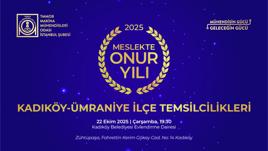 Kadıköy -Ümraniye Temsilcilikler Meslekte Onur Yılı Etkinliği 2025