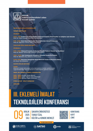 III. Eklemeli İmalat Teknolojileri Konferansı
