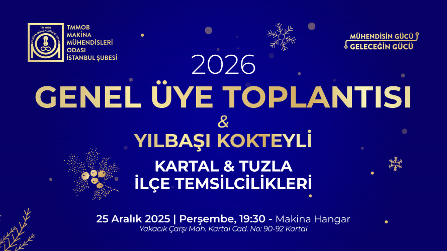 Kartal Tuzla İlçe Temsilcilikleri Genel Üye Toplantısı Ve Yılbaşı Kokteyli