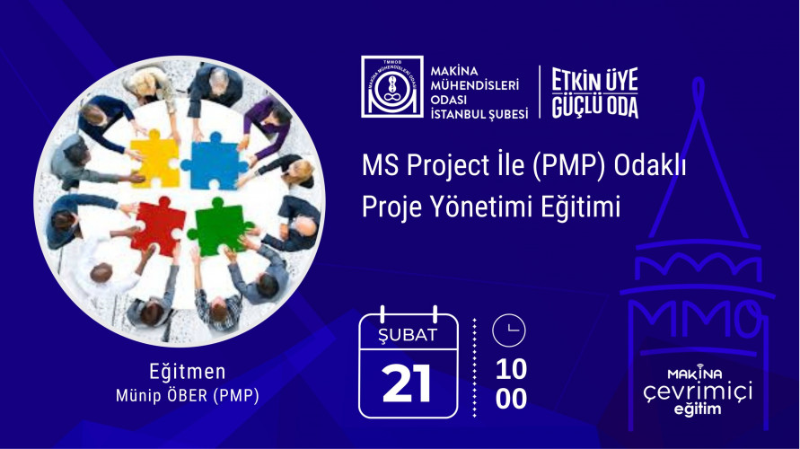 MS Project İle (PMP) Odaklı Proje Yönetimi Eğitimi