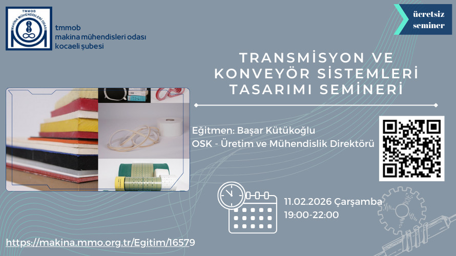 Transmisyon ve Konveyör Sistemleri Tasarımı Semineri