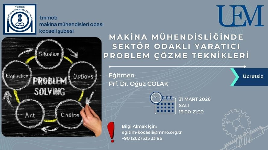 Makina Mühendisliğinde Sektör Odaklı Yaratıcı Problem Çözme Teknikleri