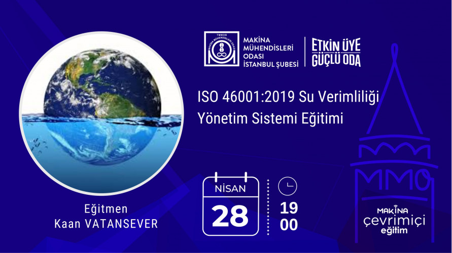 ISO 46001:2019 Su Verimliliği Yönetim Sistemi Eğitimi