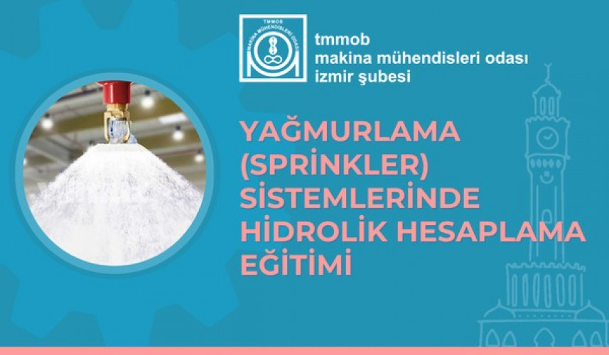 Yağmurlama (Sprinkler) Sistemlerinde Hidrolik Hesaplama Eğitimi--Çevrimiçi