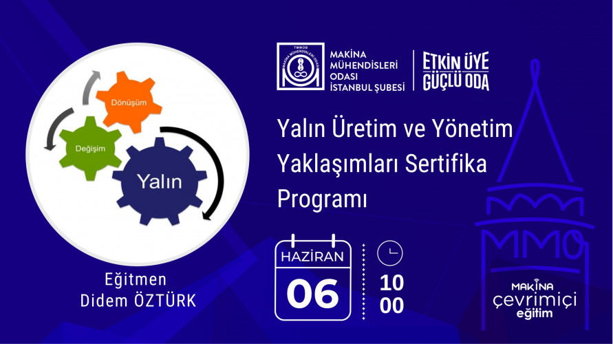 Yalın Üretim ve Yönetim Yaklaşımları Sertifika Programı