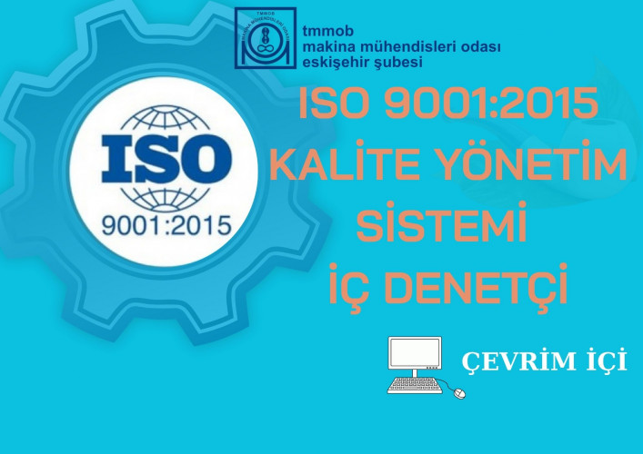 ISO 9001:2015 Kalite Yönetim Sistemi  İç Denetçi  -- Çevrimiçi Eğitim