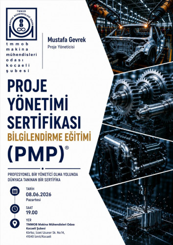 PROJE YÖNETİMİ SERTİFİKASI BİLGİLENDİRME EĞİTİMİ (PMP)