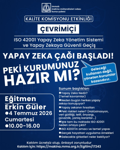 ISO 42001 Yapay Zeka Yönetim Sistemi ve Yapay Zekaya Güvenli Geçiş